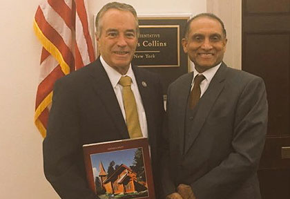 Ambassador-Aizaz-Ahmad-Chaudhry-met-Congressman-Chris-Collins-(-R-NY)-at-the-Capitol-Hill