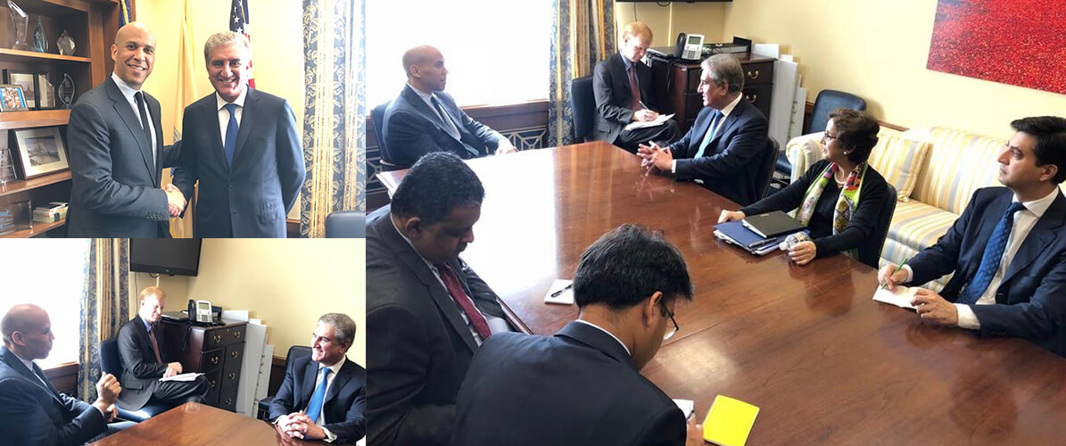 Foreign-Minister-Shah-Mahmood-Qureshi-met-Senator-Cory-Booker